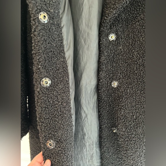 Express black teddy bear fall jacket - size small - Picture 6 of 8